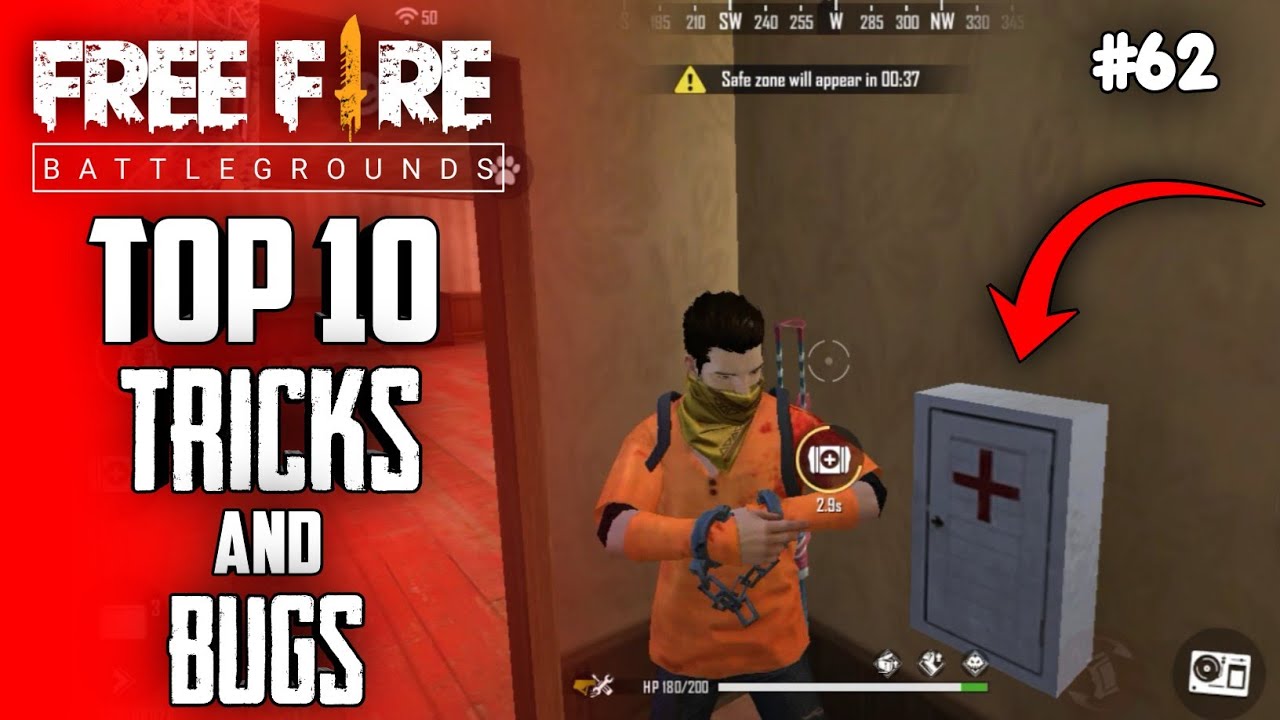 Top 10 New Tricks In Free Fire | New Bug/Glitches In Garena Free Fire #62