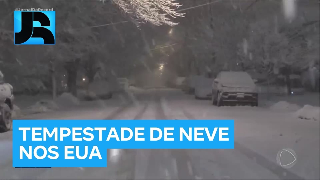 Tempestade de neve atinge noroeste dos EUA e deixa mais de meio milhão de pessoas sem luz