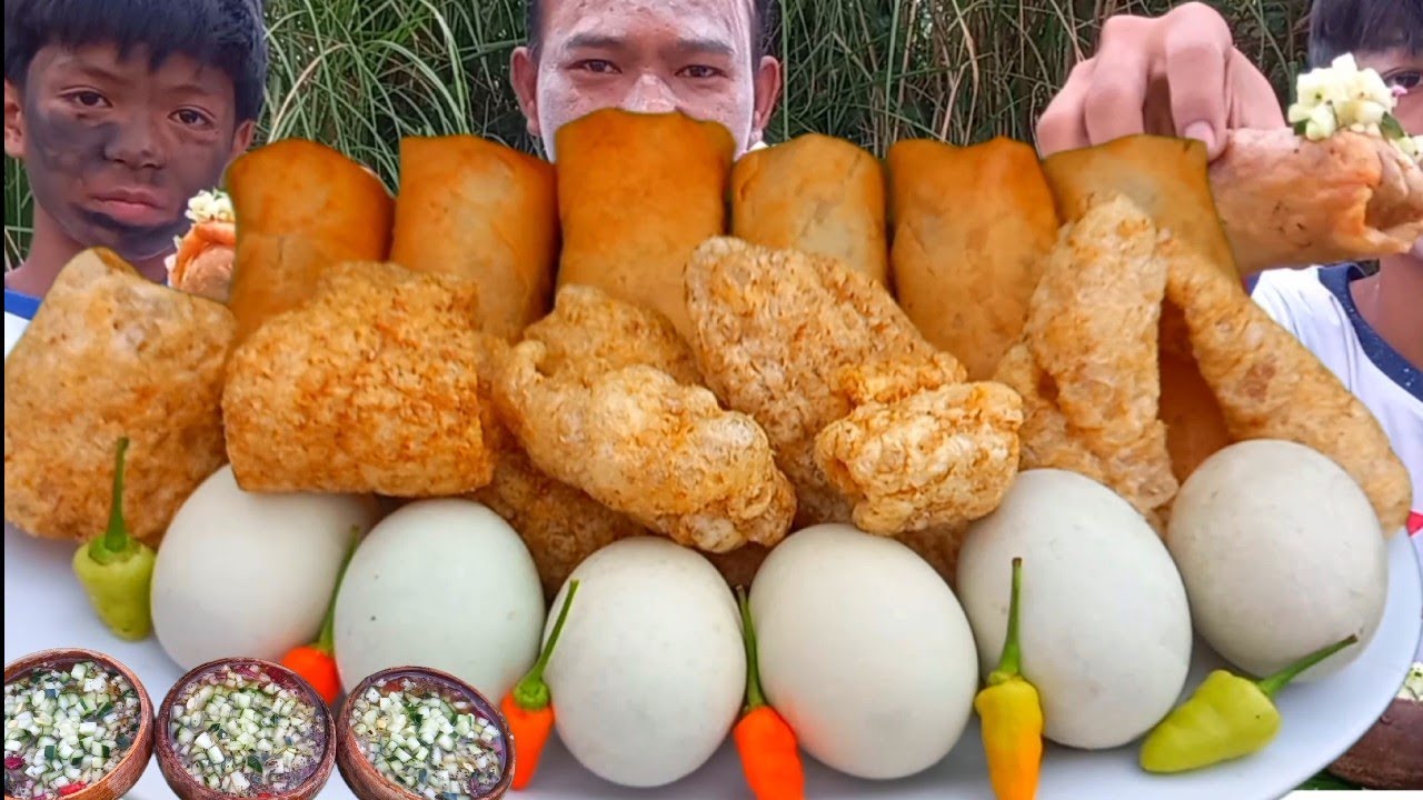 OUTDOOR MUKBANG/BALOT CHICHARON AT LUMPIANG GULAY.