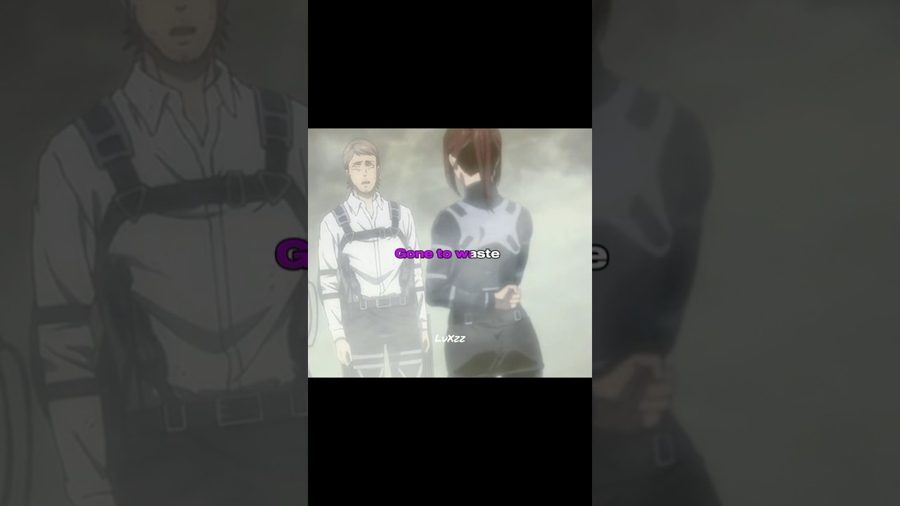The death of Sasha&hellip;💔 || Attack on titan Sad Edit || Waste 🎶