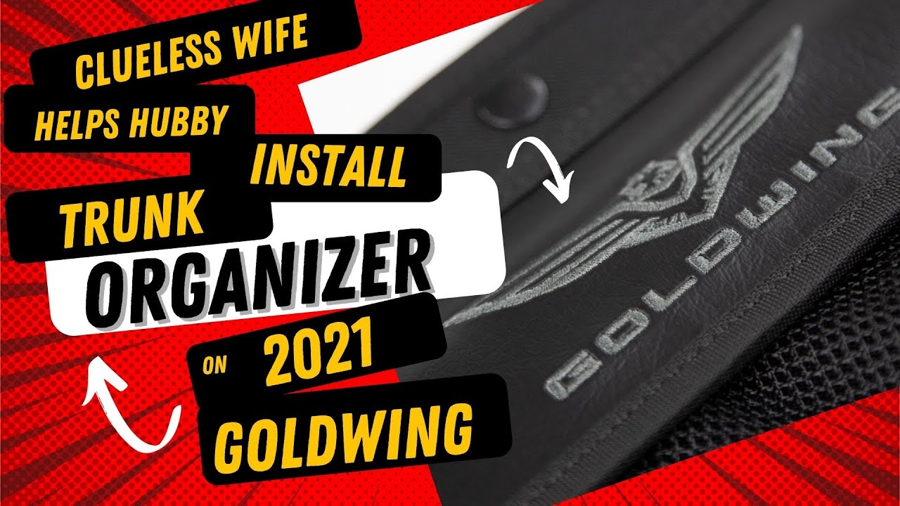 HONDA GOLDWING TRUNK Organizer Bag 2018-2023 Touring Bikes- a Simple How to Review Motorcycle