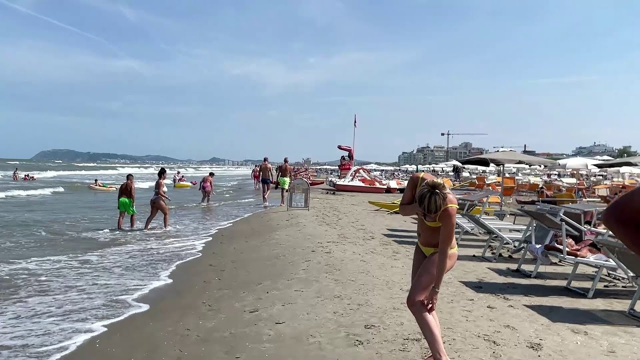 Riccione beach walk