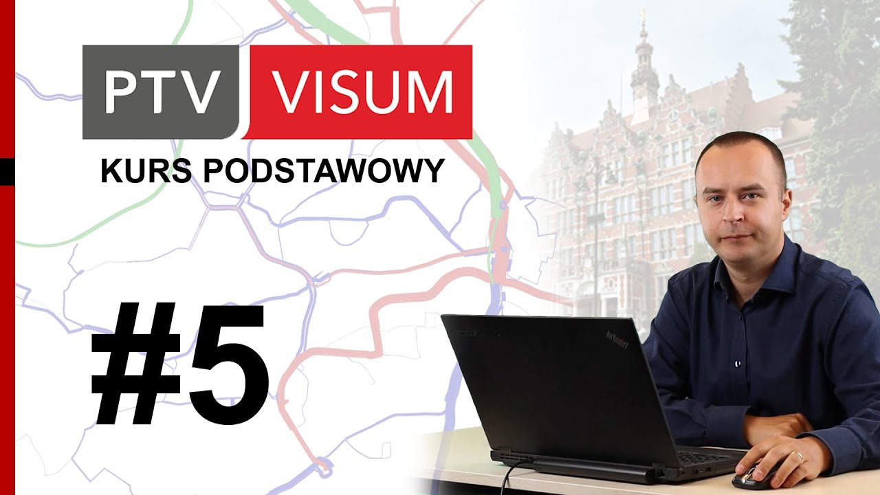 VISUM #5 - Edycja węzłów i skrzyżowań, wstęgi, liczba pasów i przepustowość