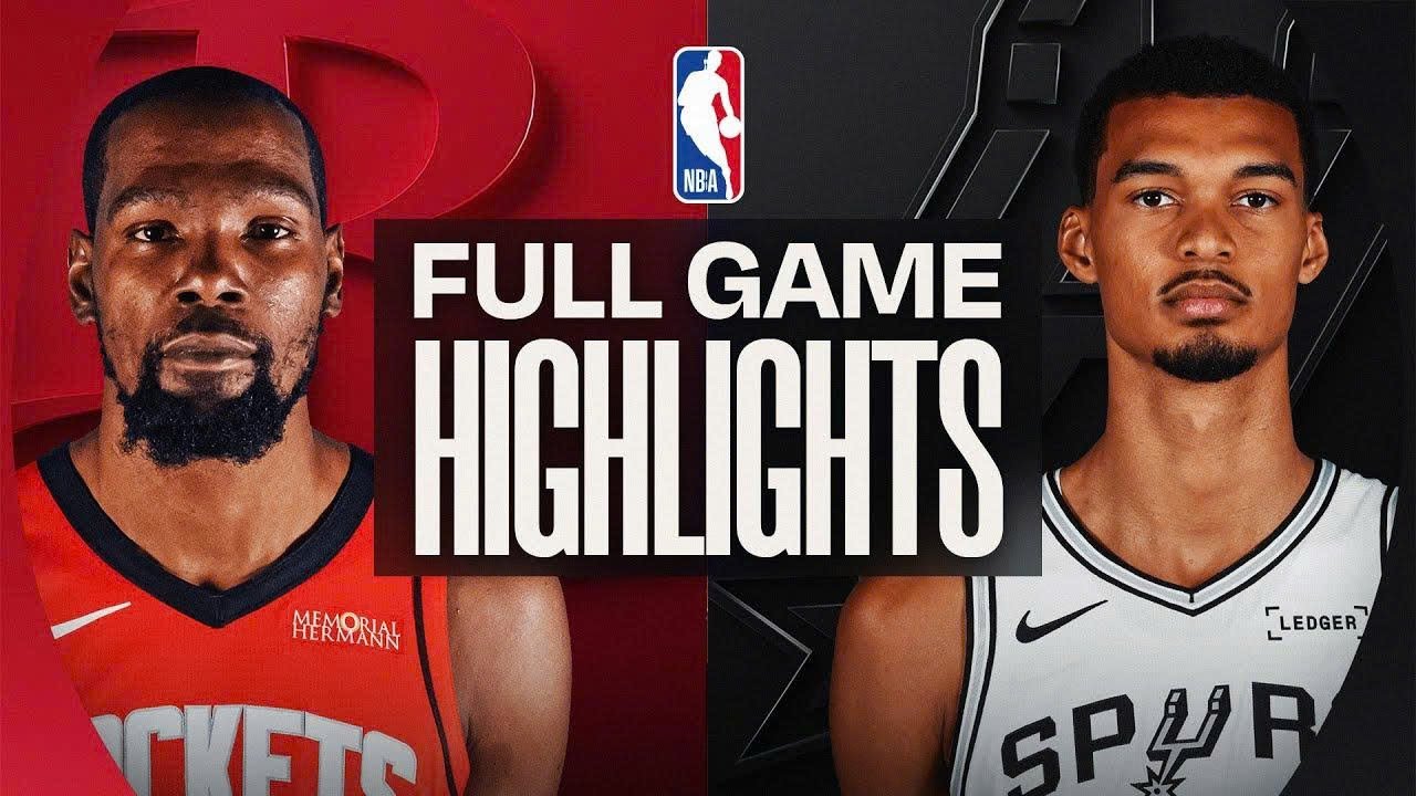 Houston Rockets vs San Antonio Spurs Full Game Highlights Jan 20 , 2026 | NBA Seasson
