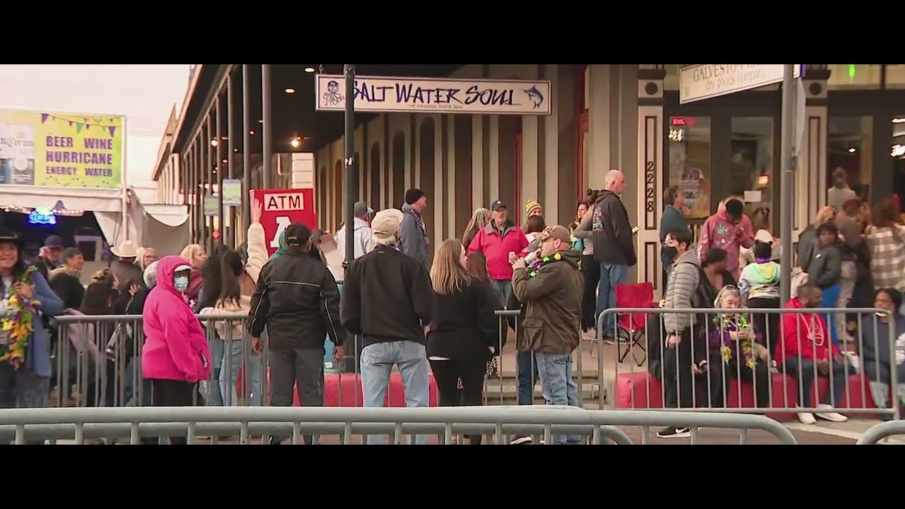 Mardi Gras celebrations underway in Galveston, Texas