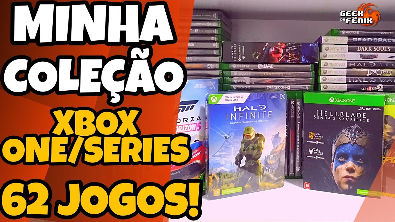 Minha Coleção de Jogos Xbox One e Series (2022) - 62 JOGOS!