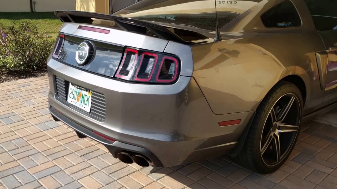 2014 Mustang GT - Pypes Off-road H, GT500 Quads, Resonator Delete