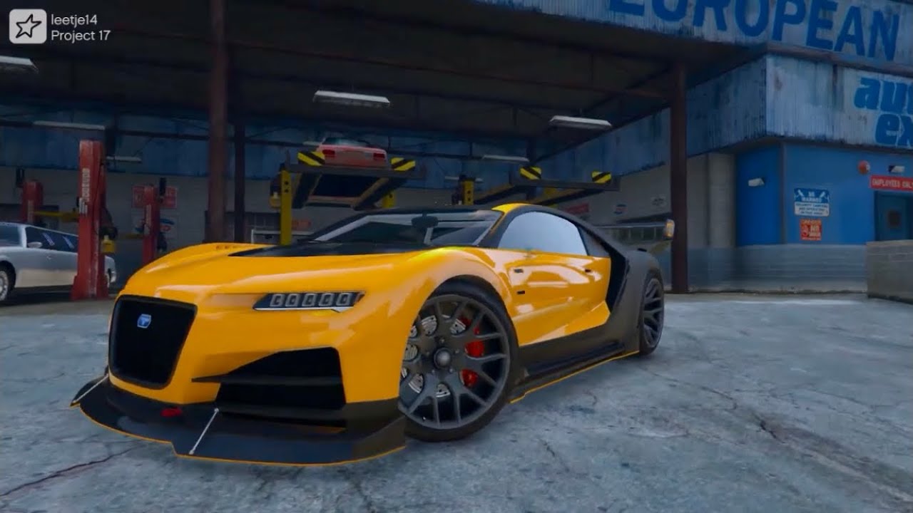 GTA V ONLINE - BUGATTI CHIRON / TRUFFADE NERO CUSTOM