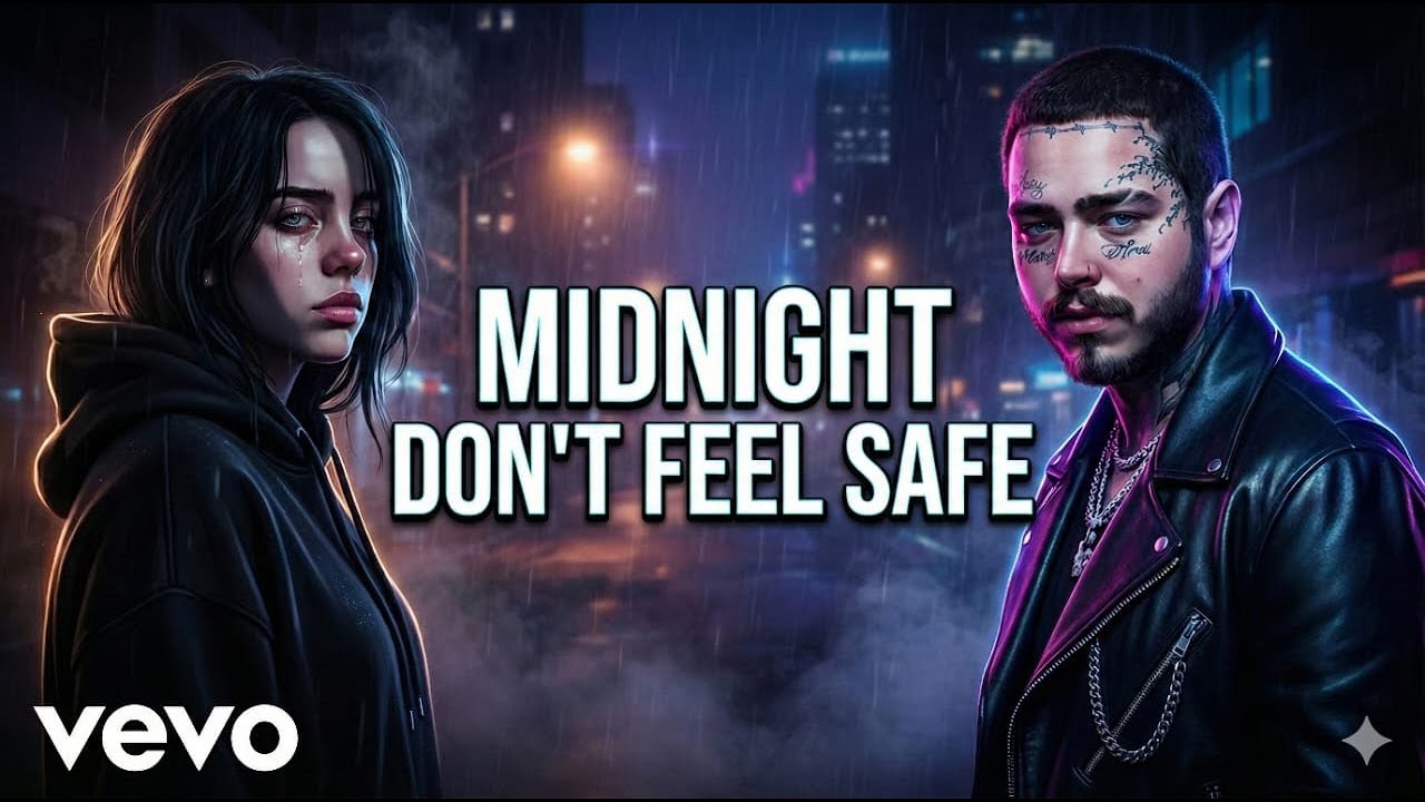 Billie Eilish ft Post Malone – Midnight Don’t Feel Safe | Viral AI Sad Pop Anthem