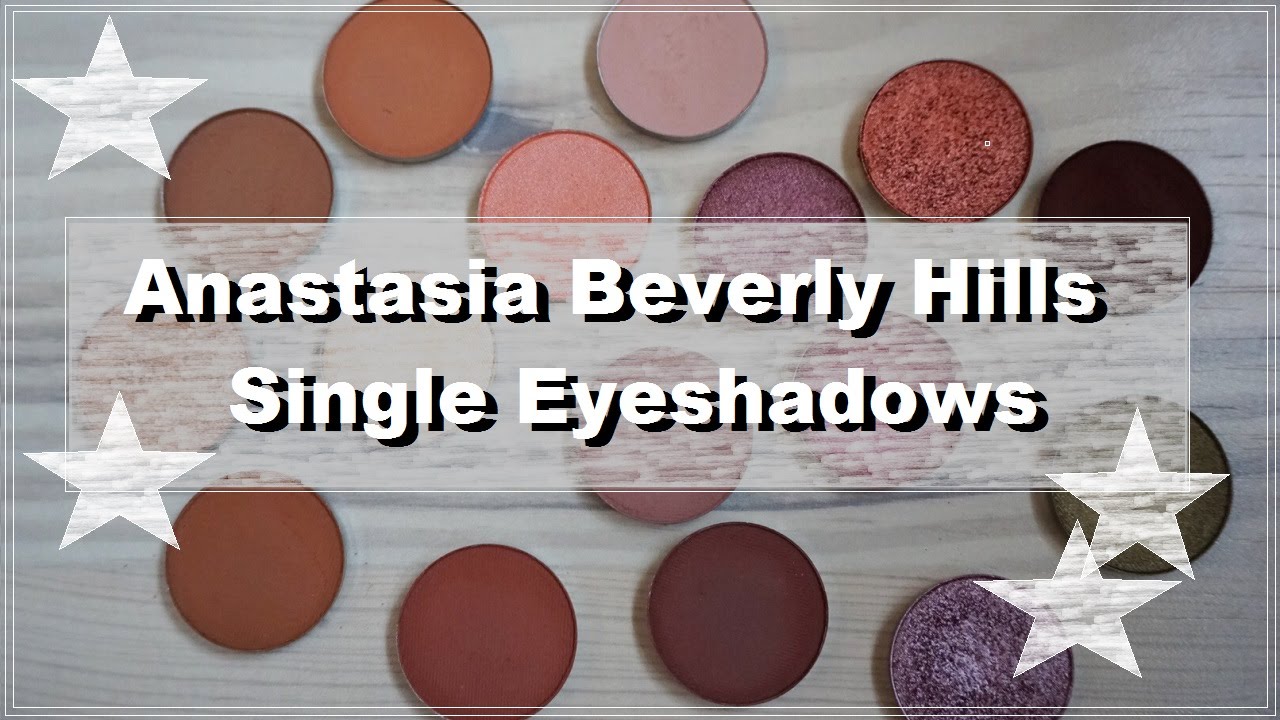 Anastasia Beverly Hills Single Eyeshadows | Swatches