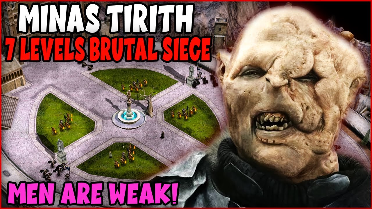 Can We Conquer The White City? | Minas Tirith Siege Map | Battle for Middle Earth