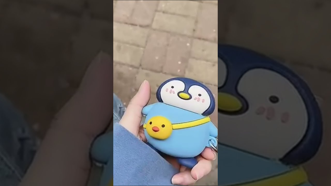 3d Desingers Backpack Penguin 🐧 [Airpods Case] #shorts
