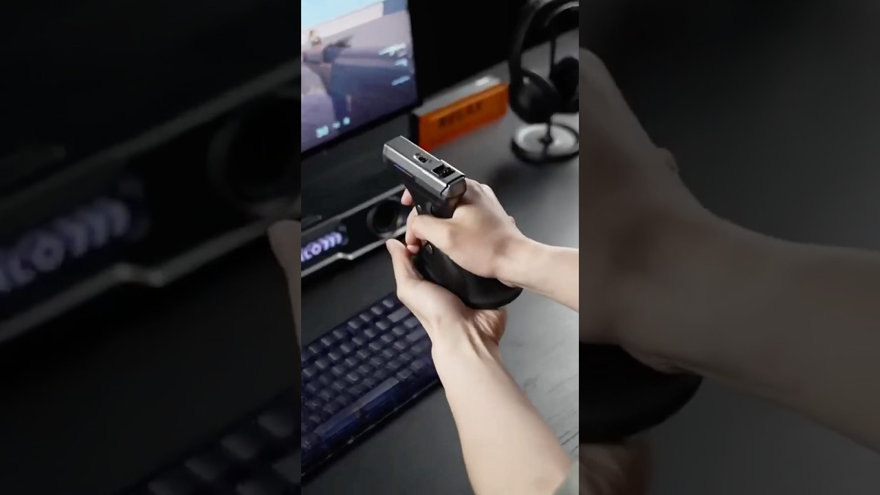 This is my weapon - Ragnok Gun Mouse 🔥 #gaming #fps #pcgaming #gamingmouse #ergostrike7