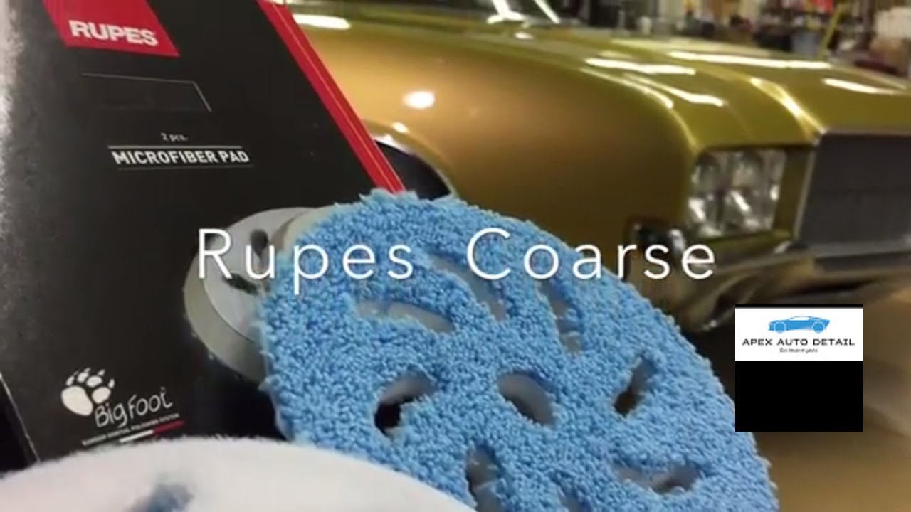 Rupes Blue Microfiber cutting Pad Coarse!!! For Heavy Swirls, Oxidation, Scratches!