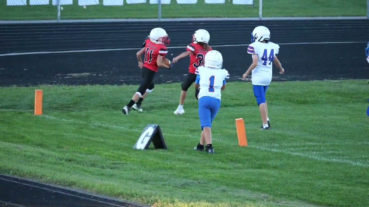 JR HAWKS vs WILDCATS and TEMPLARS 🏈 5th Grade Highlights (August 30, 2023)