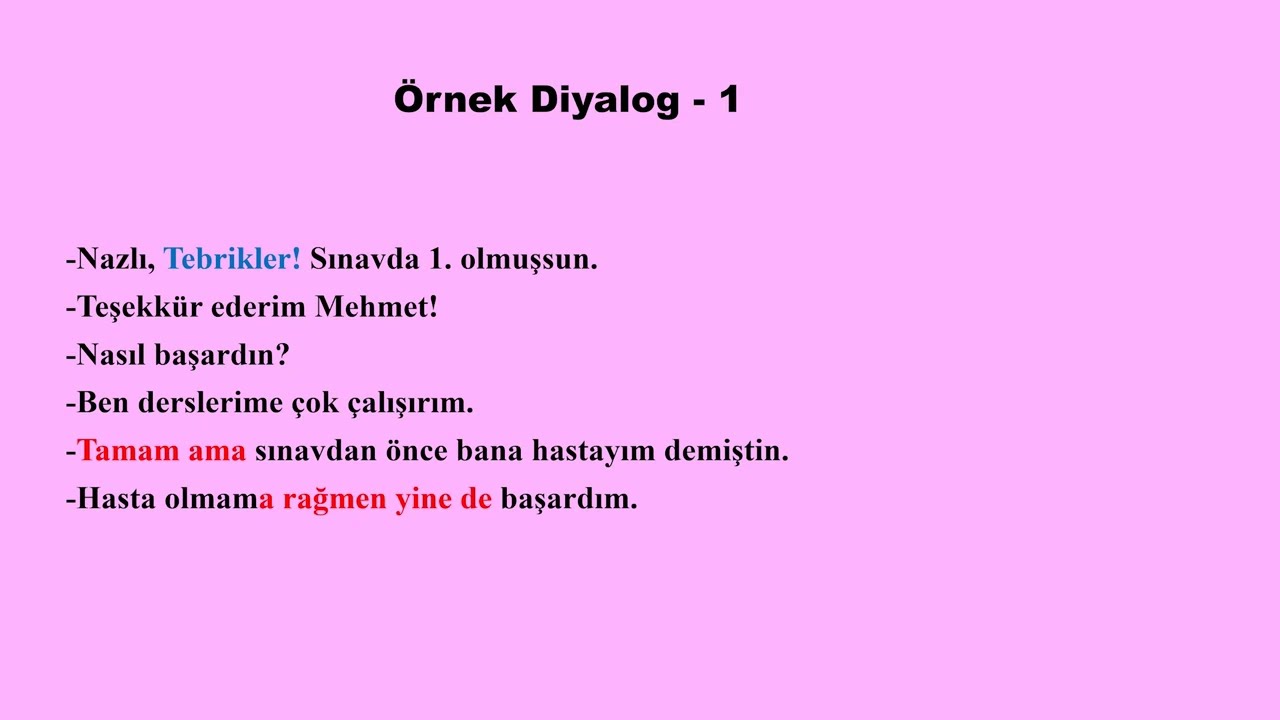Learn Turkish |  Turkish Transition and Connection Expressions with Common Turkish Chunks!
