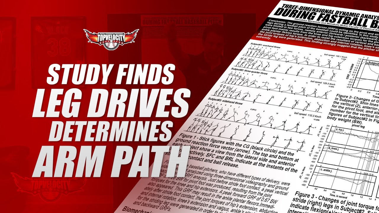 Study Finds Leg Drives Determine Arm Path Pitching