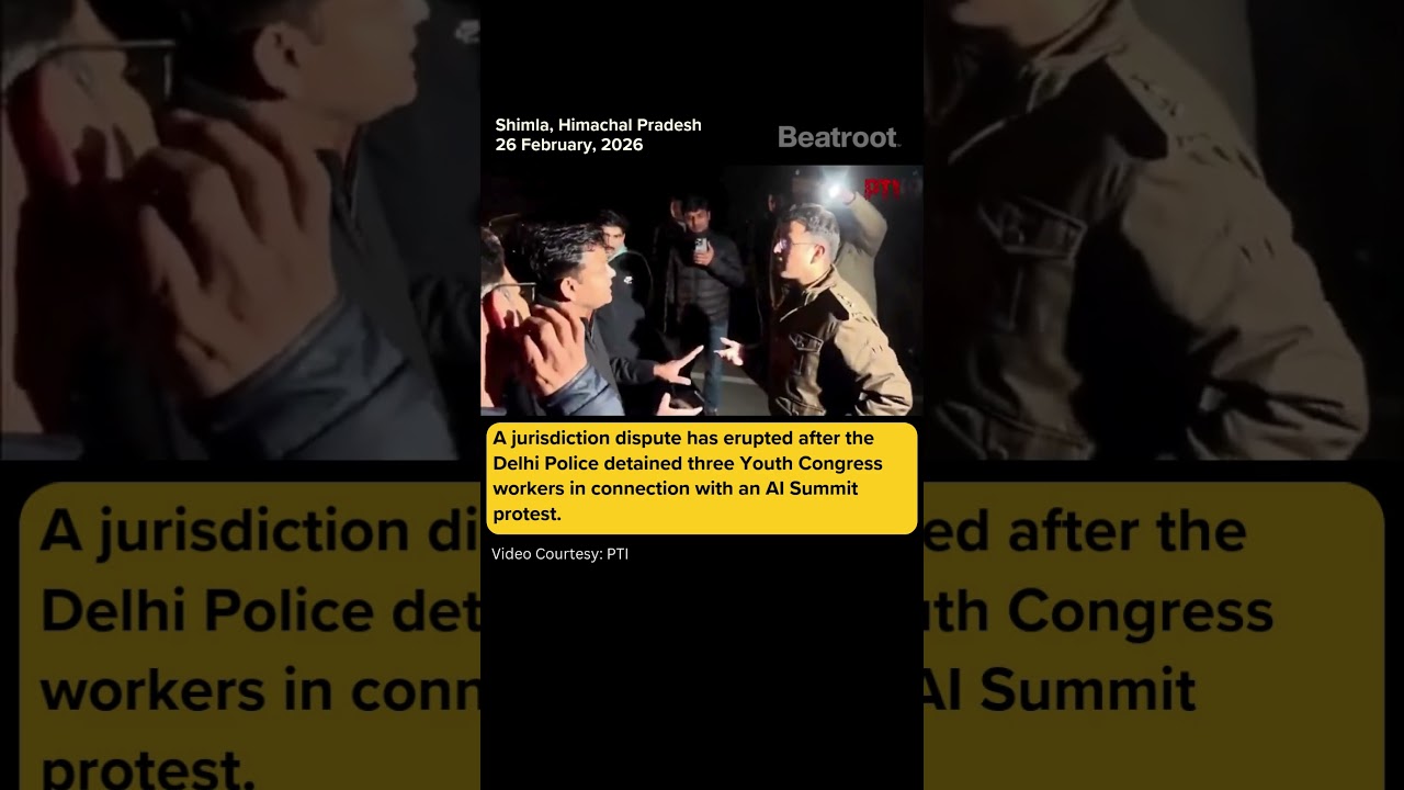 Полиция Дели арестовала трех активистов молодежного крыла Конгресса в штате Химачал-Прадеш, что с...