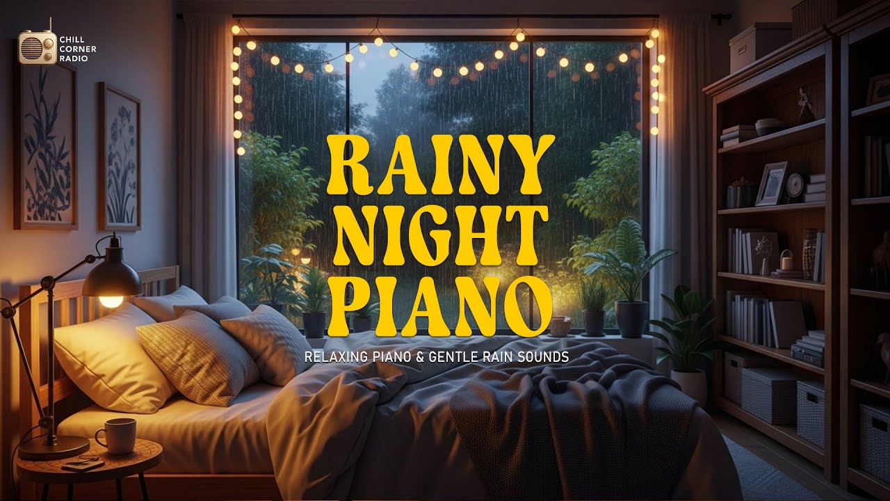 Relaxing Piano & Rain Sounds – Soft Music for Sleeping and Deep Relaxation 🌿