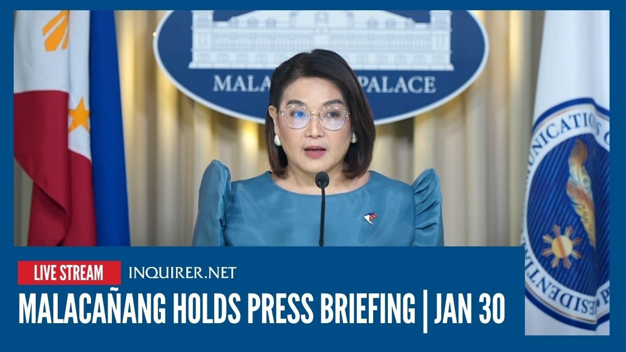 LIVE: Malacañang holds press briefing with PCO USec. Claire Castro | Jan 30
