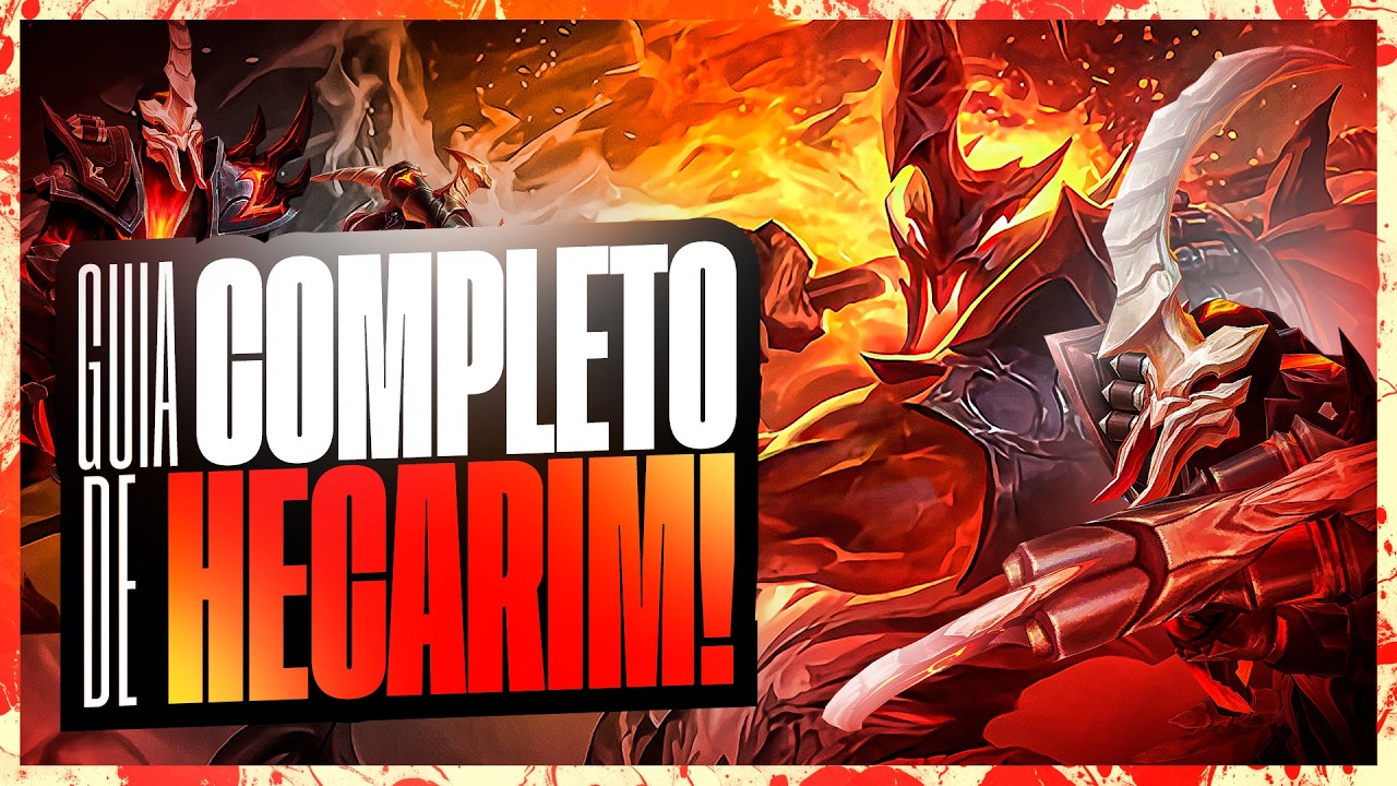 COMO JOGAR DE HECARIM IGUAL UM DESAFIANTE - GUIA COMPLETO COM BLACKZERA