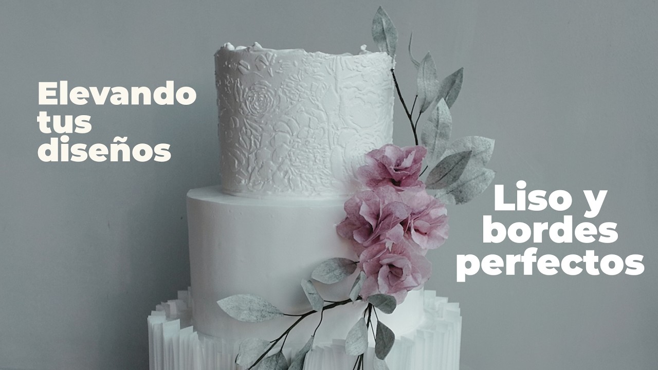 Cómo alisar y lograr bordes perfectos en tu pastel