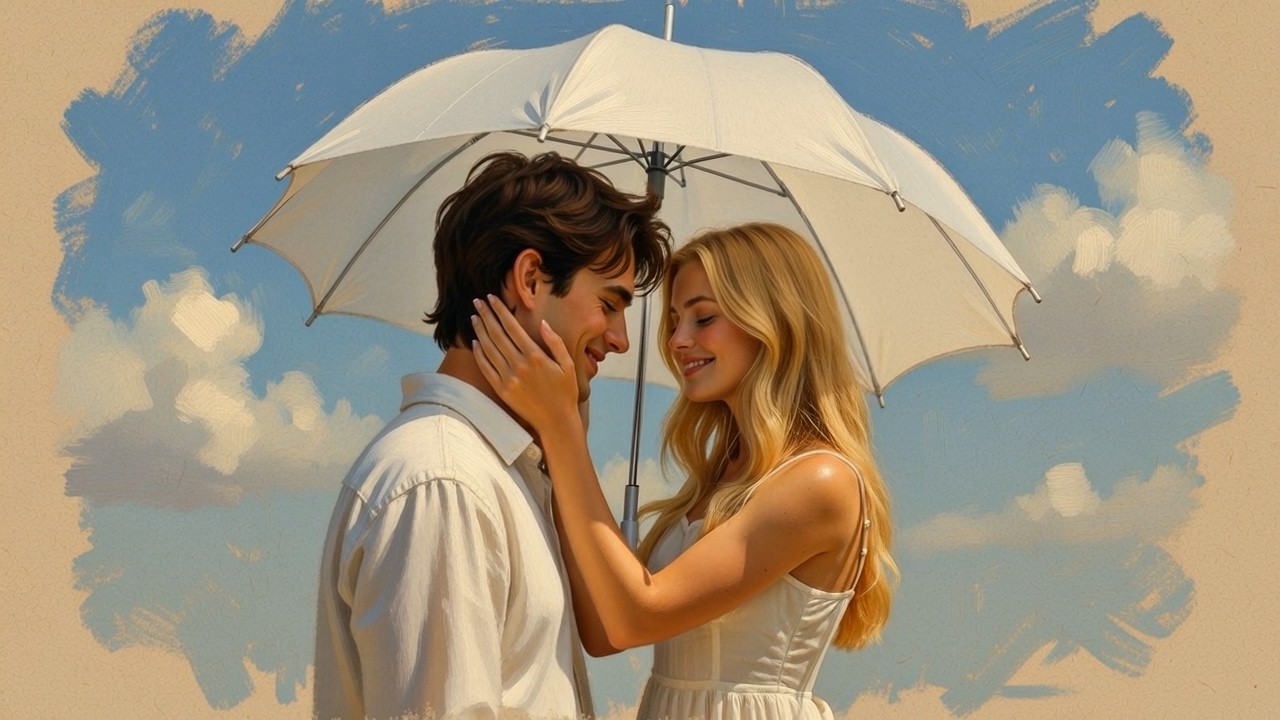 AI Short Film | A Love Story by the Sea | Relaxing Instrumental Music