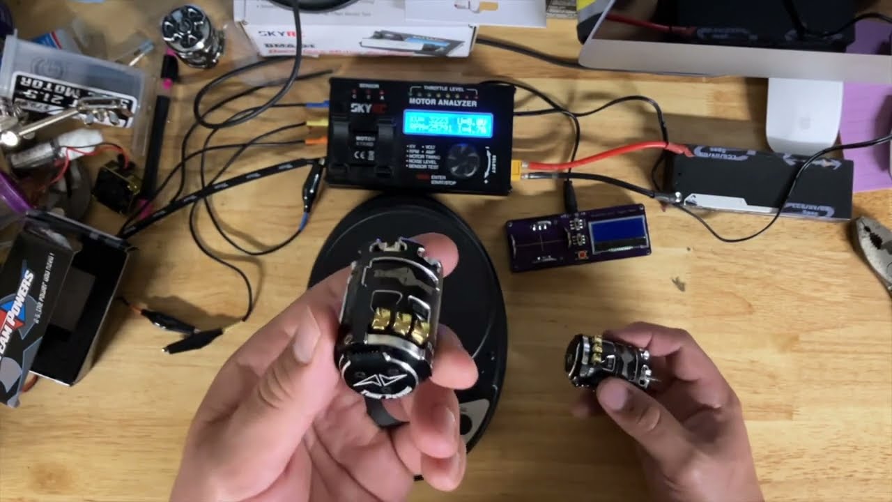 Team Powers V5 17.5T and 13.5T comparison Analyzer Specs and gauss