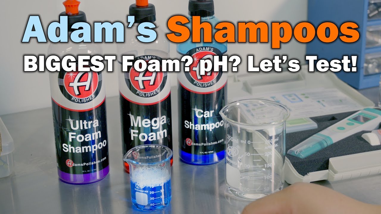 Best car shampoo for biggest foam? Adam's Mega Foam vs Adam's Ultra Foam vs Adam's Car Shampoo
