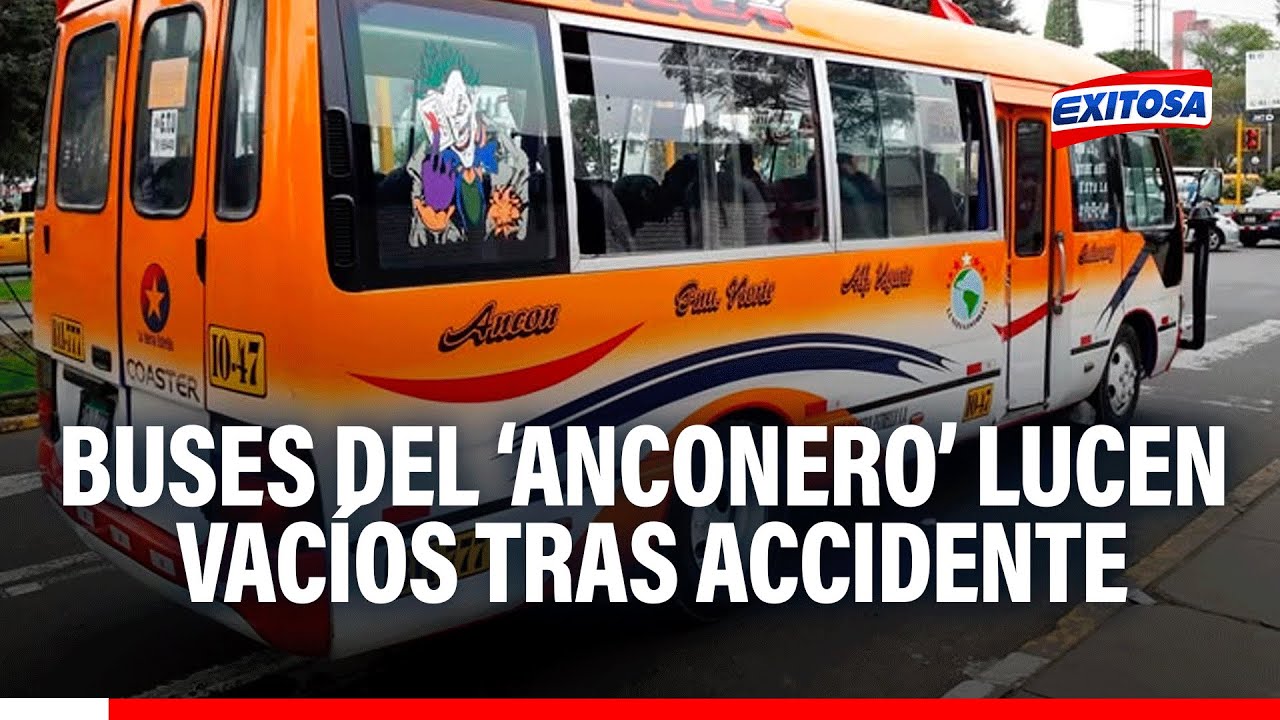 🔴🔵 Cercado de Lima: Buses del 'Anconero' pasan vacíos en la Av. Alfonso Ugarte tras accidente