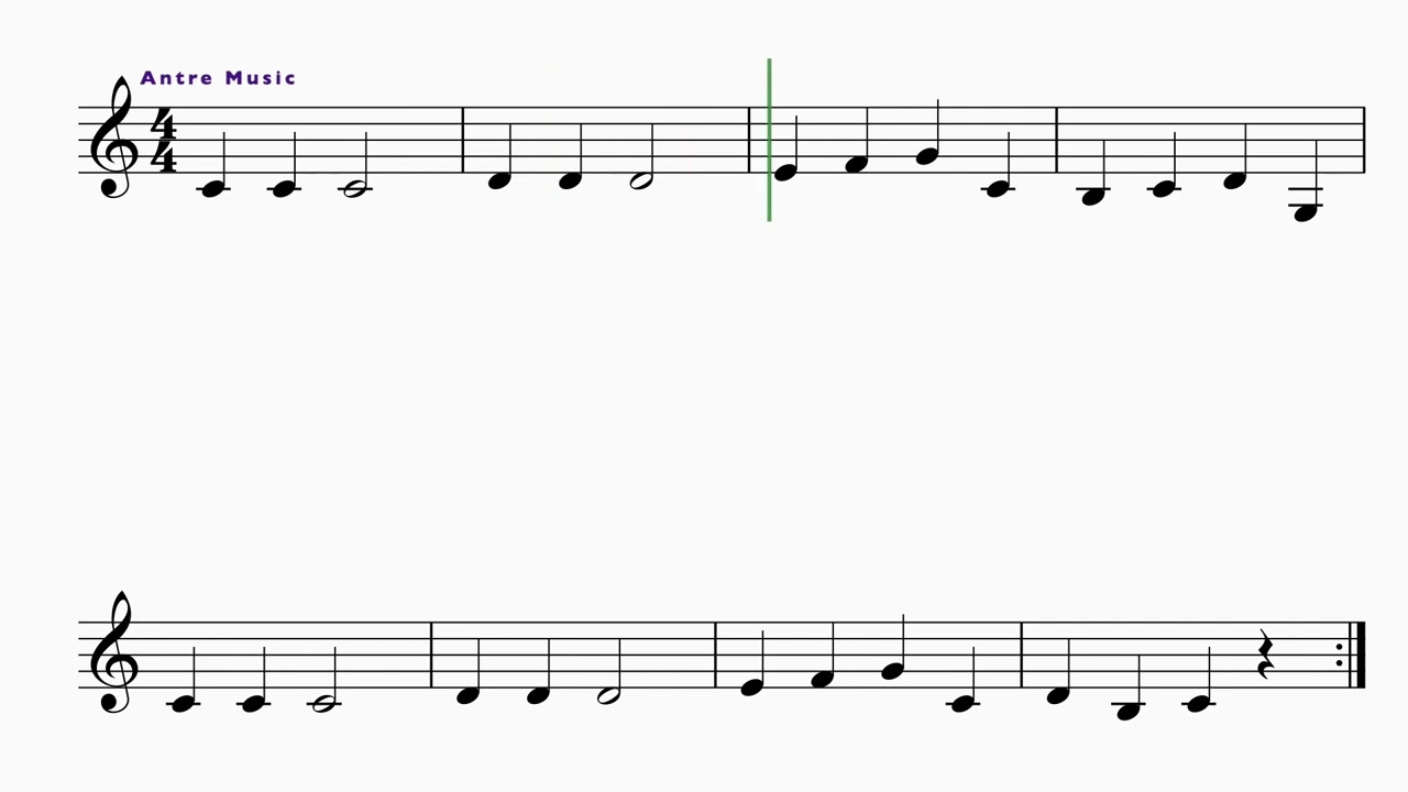 Sur le pont d'Avignon  - Easy Trumpet Sheet Music