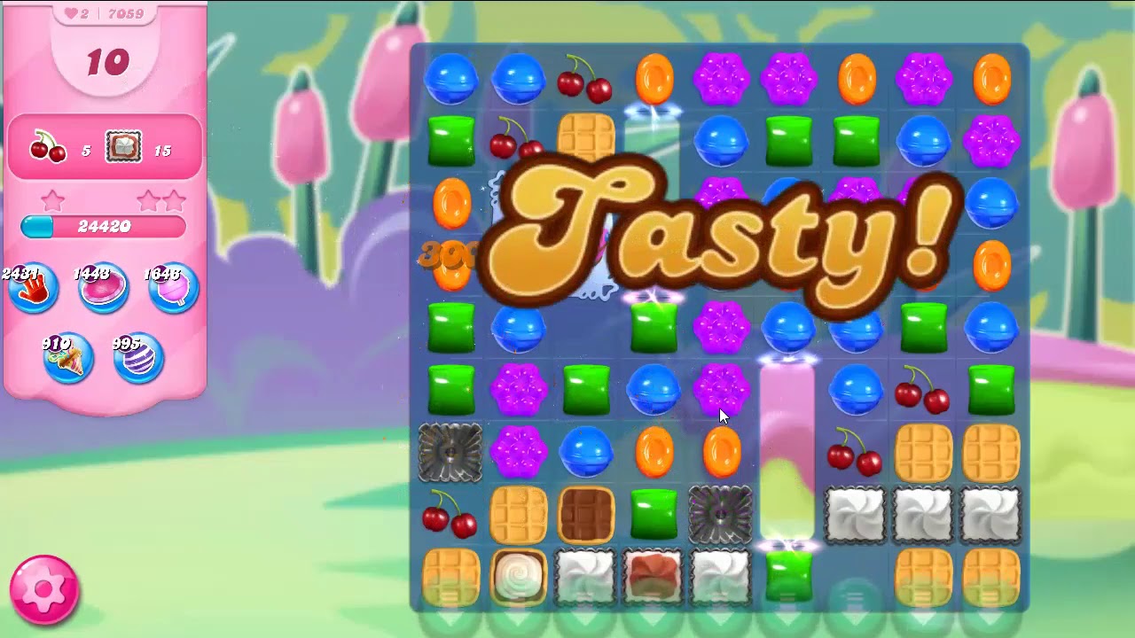 Candy Crush Saga LEVEL 7059 NO BOOSTERS