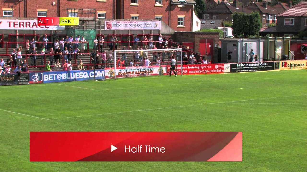 Altrincham Vs Brackley Town  18/08/2012