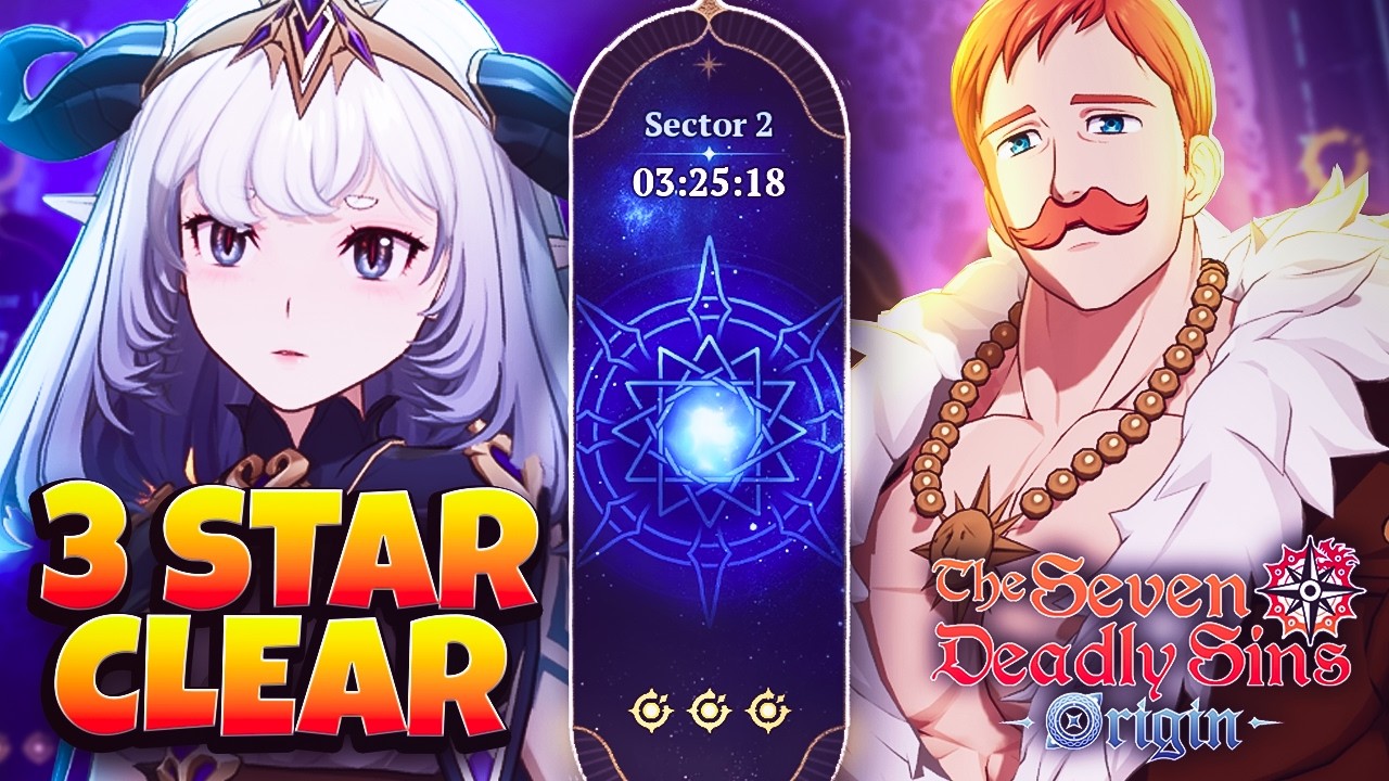 TIMESPACE JUNCTION SECTOR 2! MANNIE & ESCANOR 3 STAR CLEAR | SEVEN DEADLY SINS: ORIGIN
