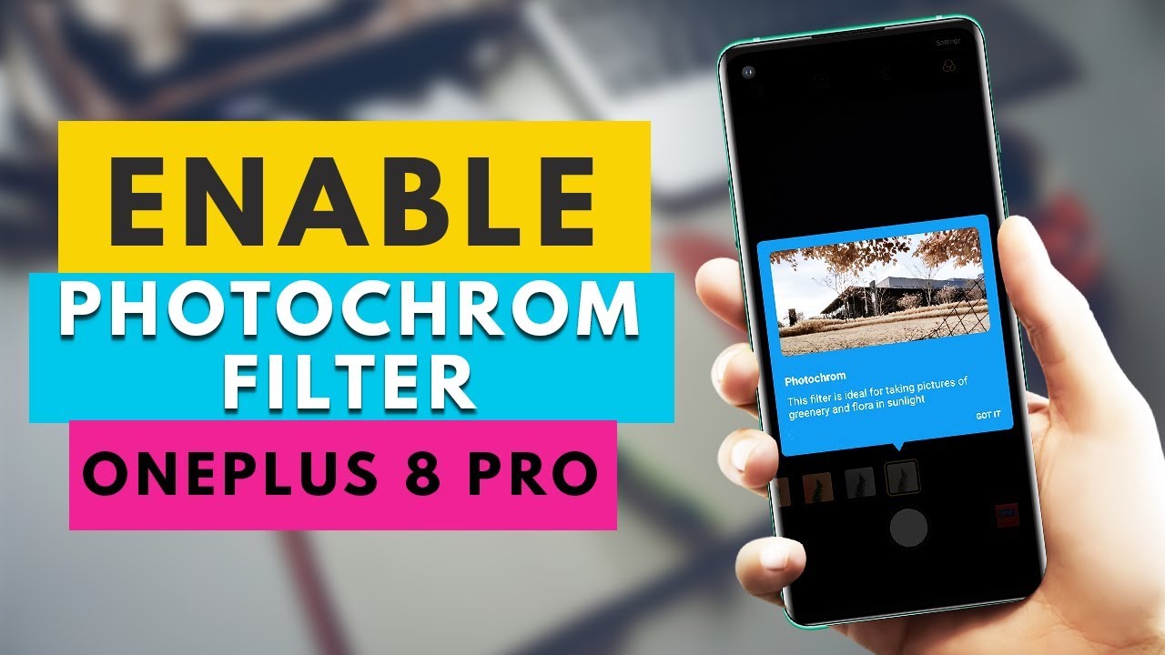 [How-To] Enable PHOTOCHROM Filter in OnePlus 8 Pro Phone | हिंदी