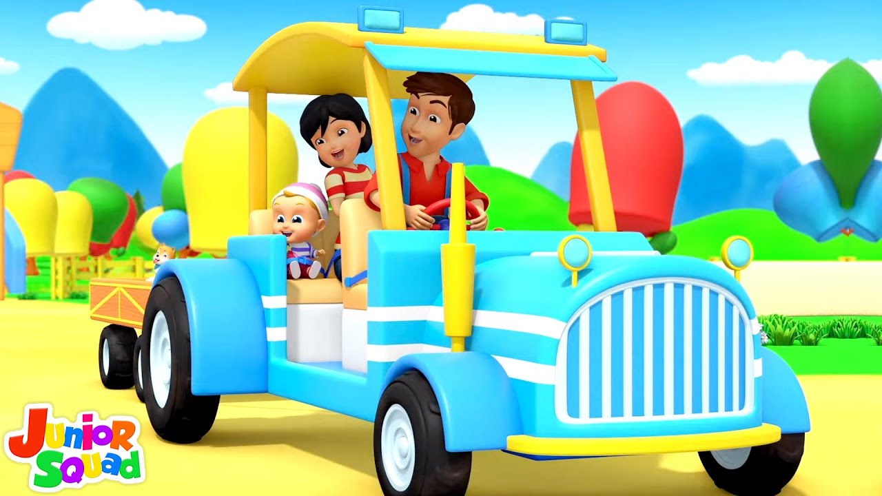 The Wheels On The Tractor Song, Nursery Rhyme & Kids Songs by Junior Squad