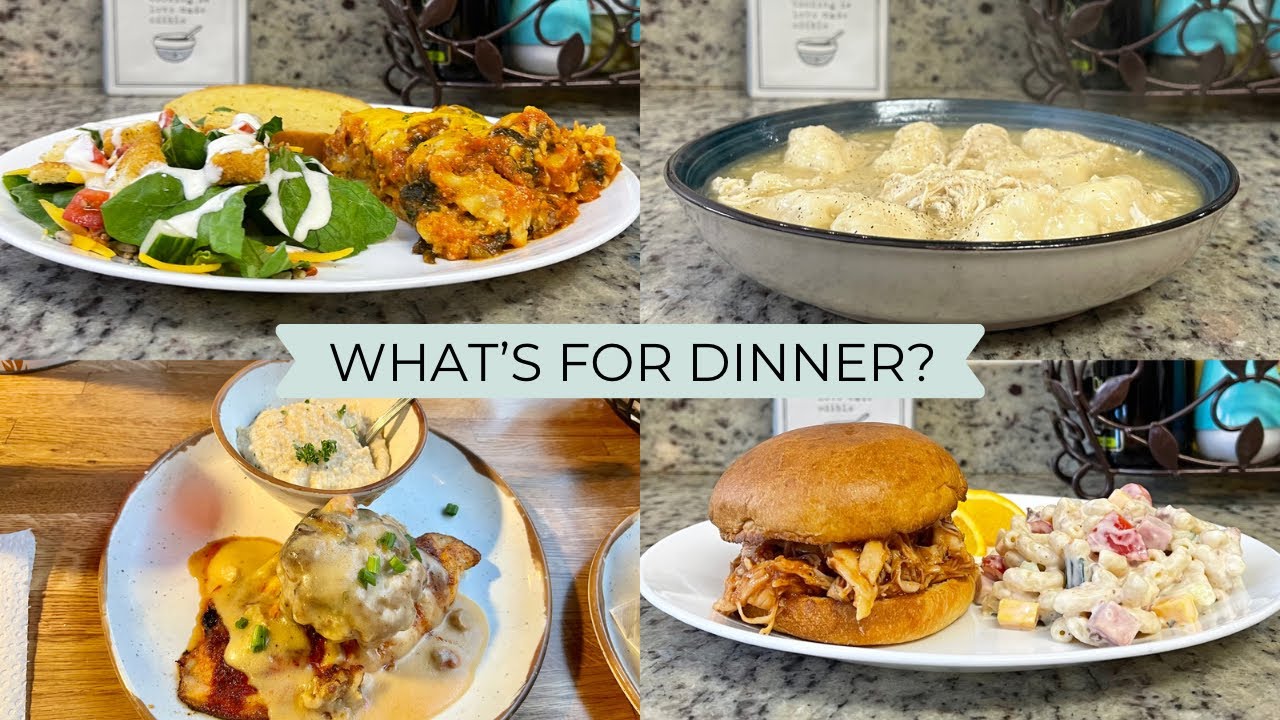 WHAT’S FOR DINNER? | EASY & BUDGET FRIENDLY | REALISTIC WEEKNIGHT MEALS | DINNER INSPIRATION
