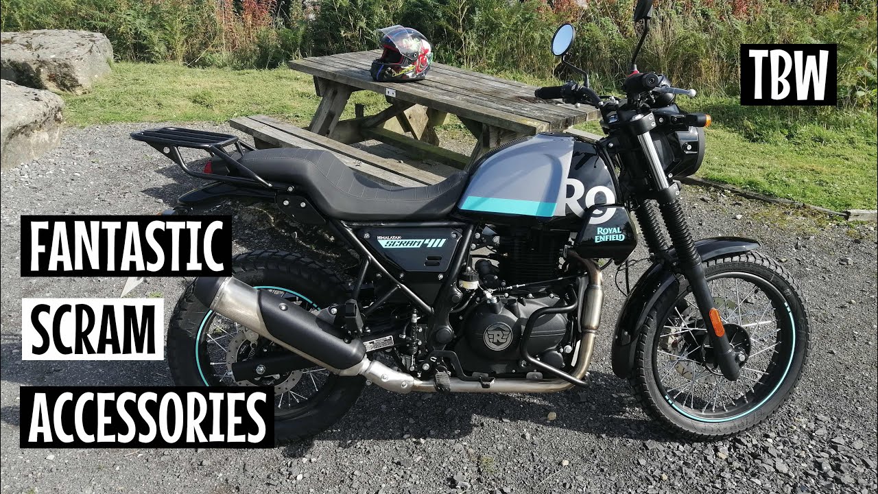 Royal Enfield Scram 411 Accessories - Unboxing