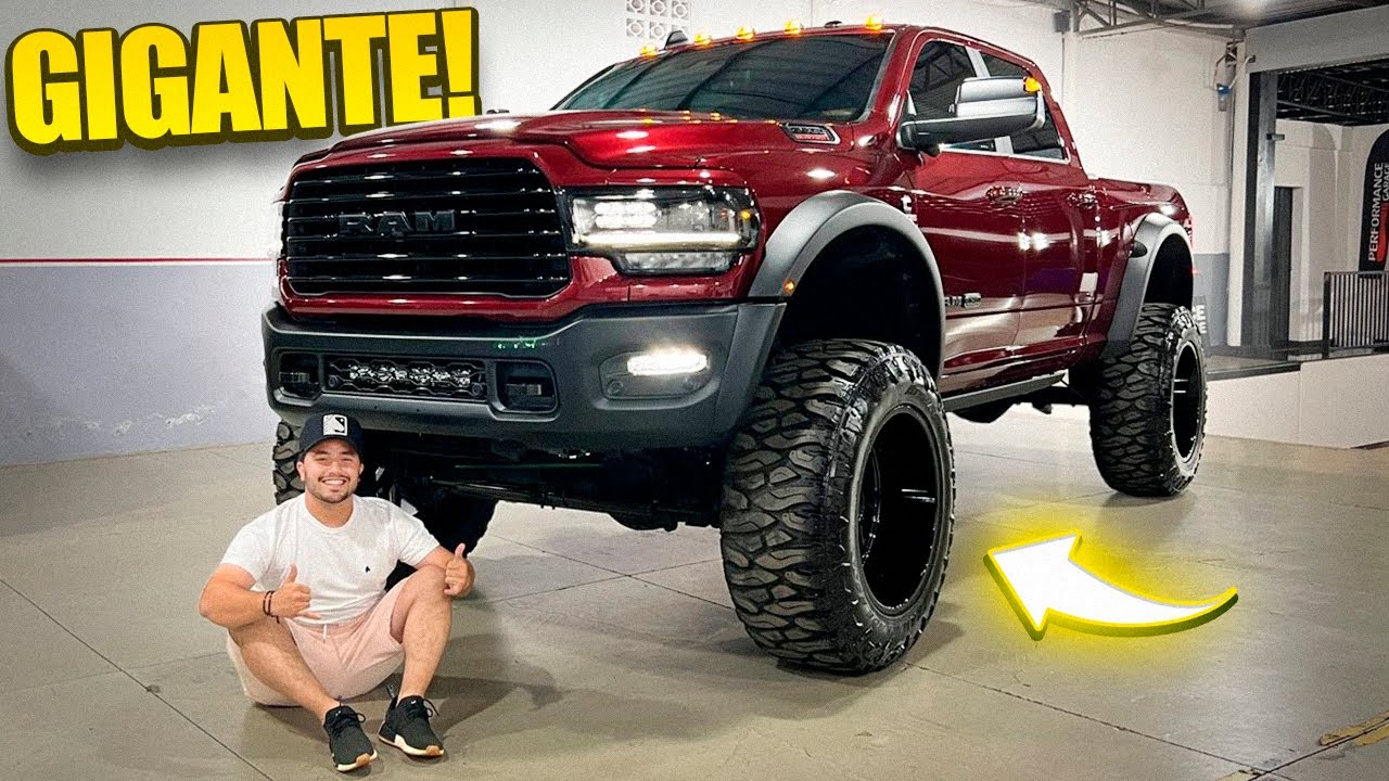FICOU PRONTA A RAM 3500 LONGHORN MAIS MODIFICADA DO BRASIL!
