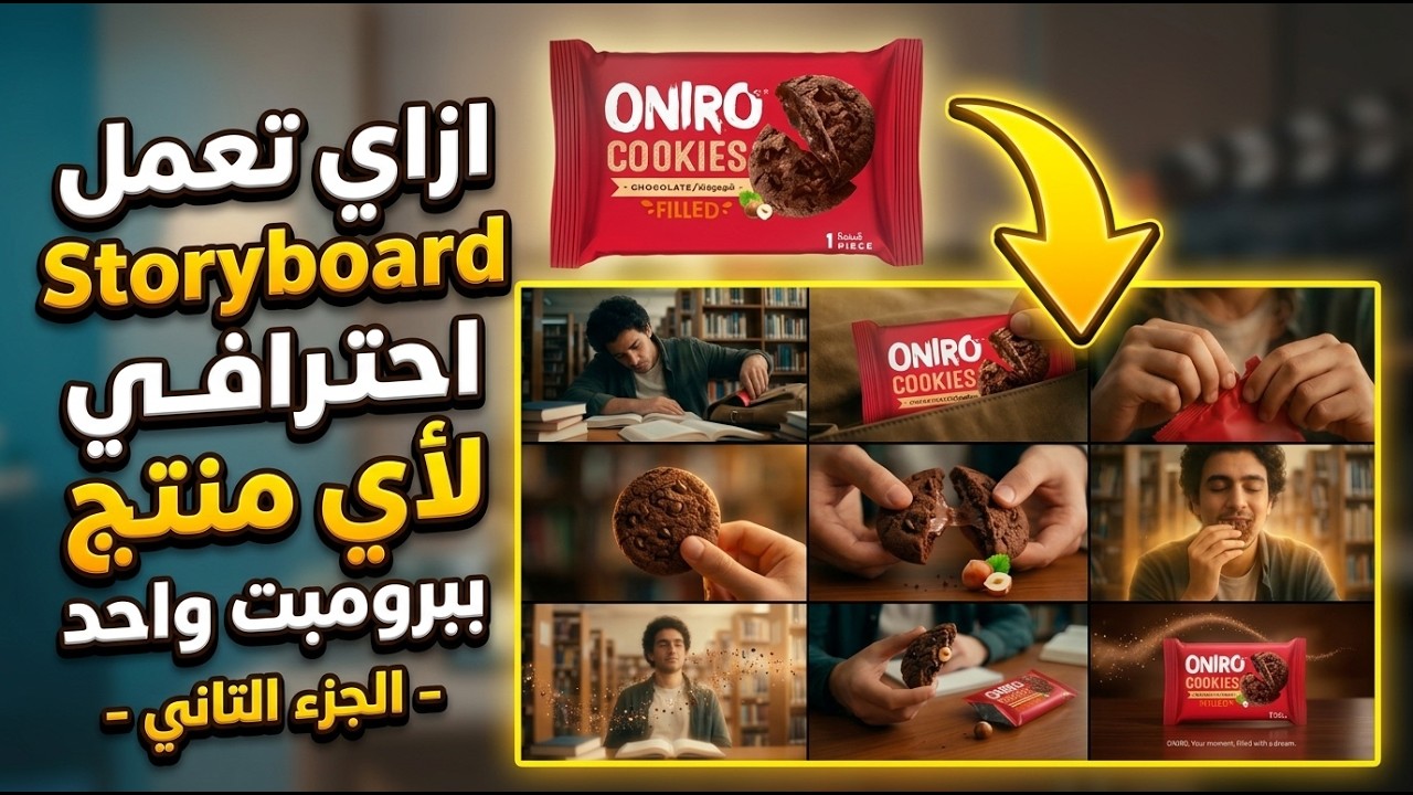 برومبت سحري يحول أي منتج إلى Storyboard سينمائي | الجزء الثاني