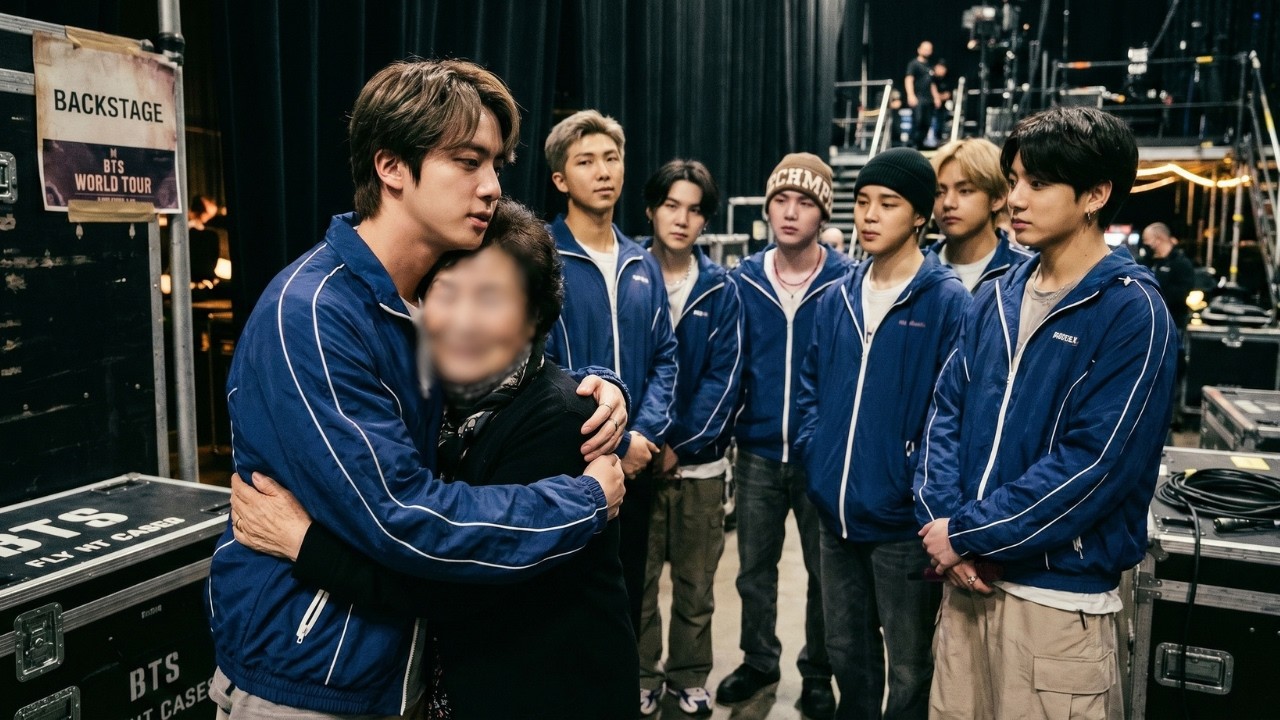 ARMY Cries! Before Stepping Onto the Stage, JIN BTS Quietly Said Goodbye to His Mother