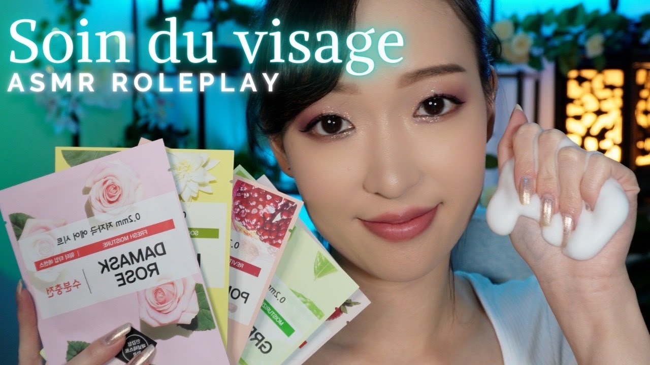 ASMR 🧖🏻&zwj;♀️ SOIN DU VISAGE | Bienvenue dans mon institut de beaut&eacute; 100% douceur ! 🌱 (roleplay SPA)