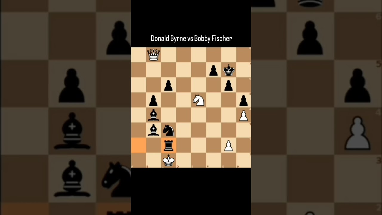 Donald Byrne vs Bobby Fischer - New York (1956)

#chessproblems #chessplayer #chess #chesslover