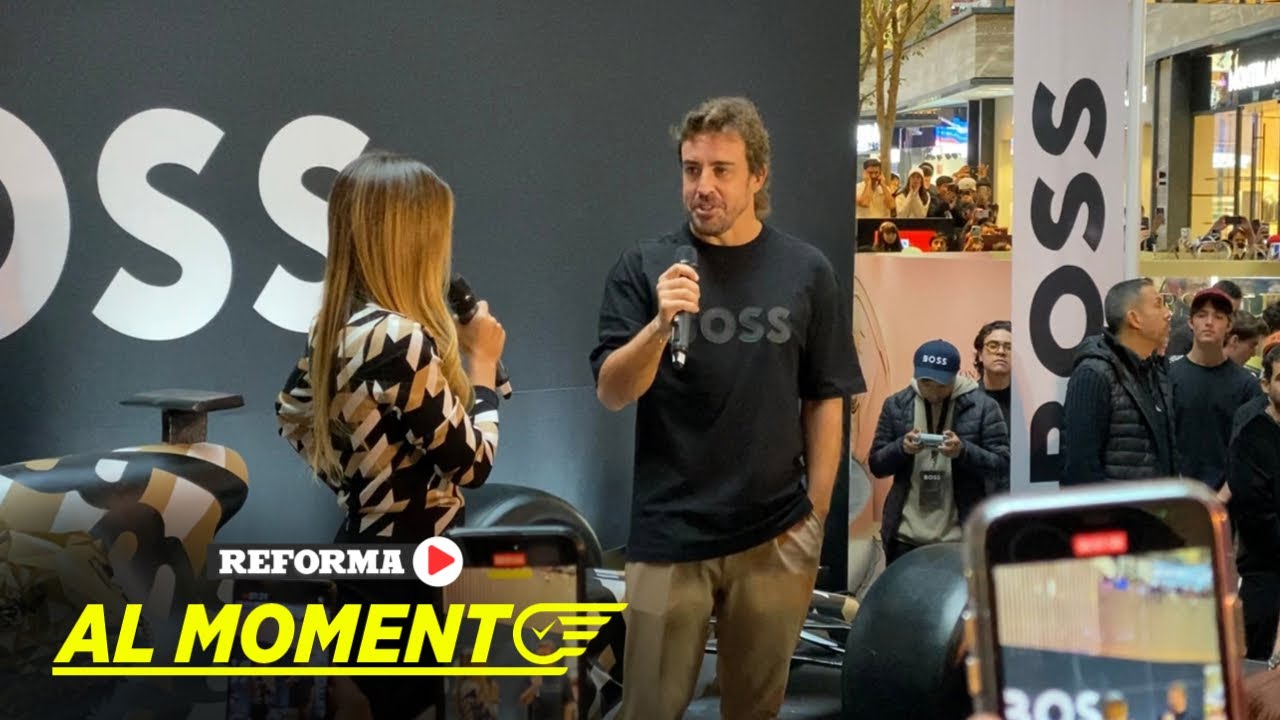 Emociona Fernando Alonso a la afición mexicana