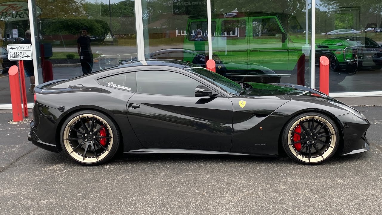 NEW WHEELS ON THE FERRARI F12!!!