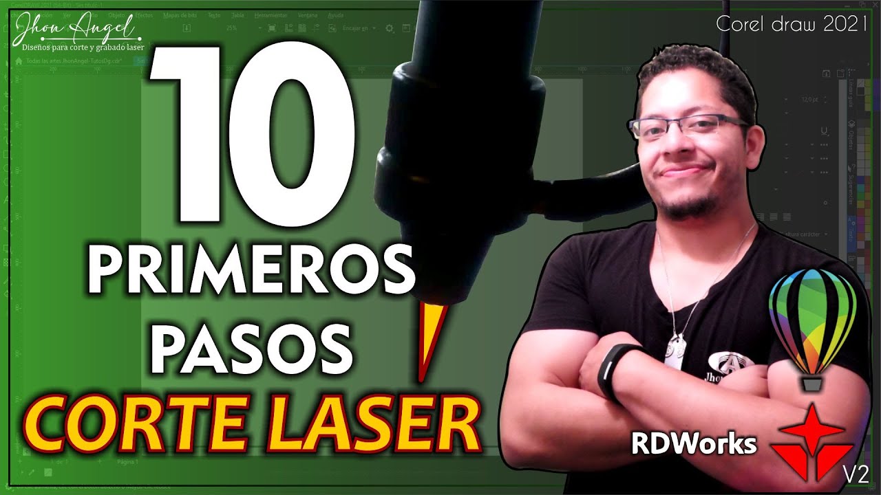 🟢✒️ 10 PRIMEROS PASOS para COMENZAR  en CORTE LASER | Con COREL DRAW ✒️🟢 2022