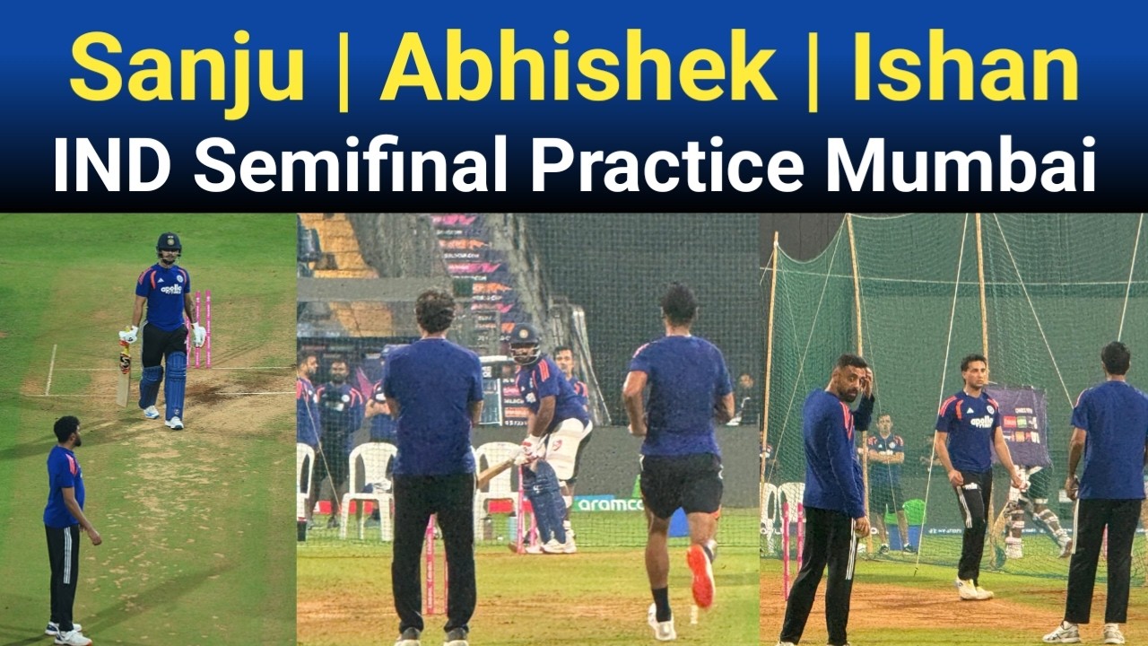 Sanju, Abhishek, Ishan Practice Mumbai | Team India Practice Session Today In Mumbai | Ind vs Eng