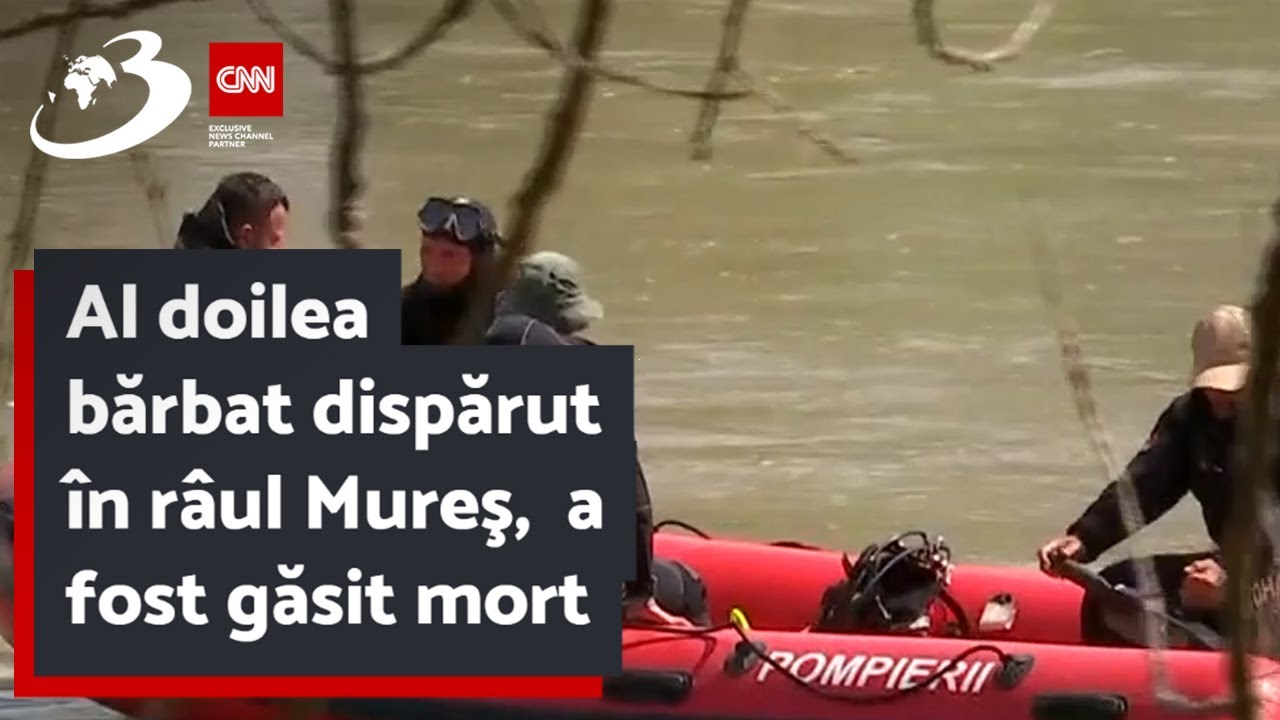 Al doilea bărbat dispărut în râul Mureş, după tragedia de la Periam Port, a fost găsit mort
