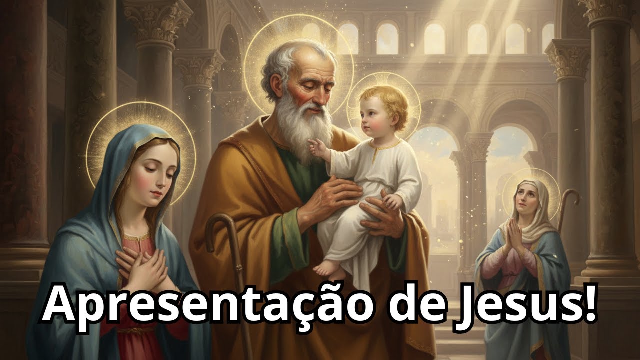 EVANGELHO DE HOJE 02/FEV. – A Luz que Entra no Templo: Jesus Apresentado e Revelado como Salvador!
