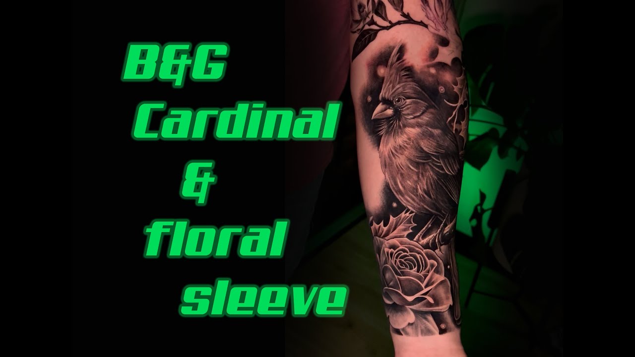 B&G Cardinal Floral Sleeve